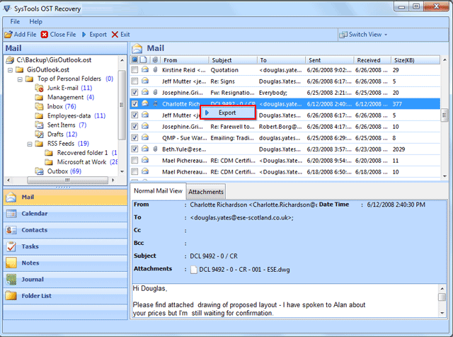 Windows 7 Easily Convert OST to PST File 4.3 full