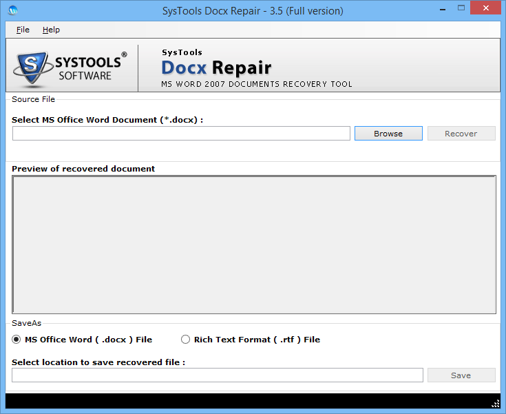 Docx Repair Tool