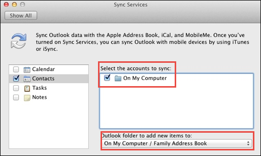 how to import contacts from mac outlook to iphone