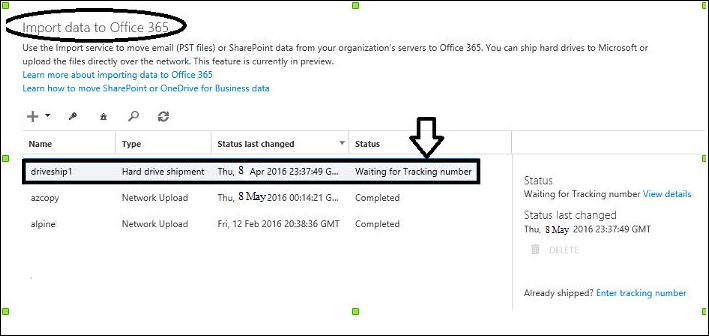 Use Drive Shipping Method to Import Organization’s PST Files to Office 365