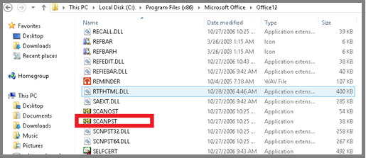 how to use microsoft office 2010 scanpst tool