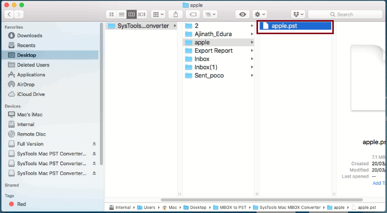 import apple mail to outlook