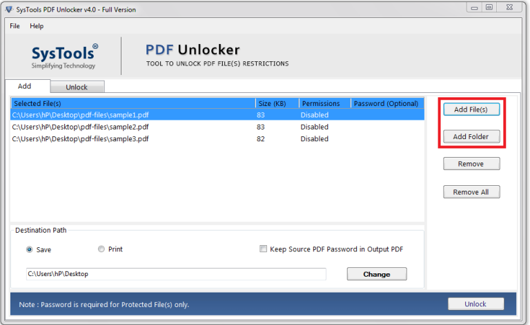 Know how to unlock pdf file to make changes win mac 