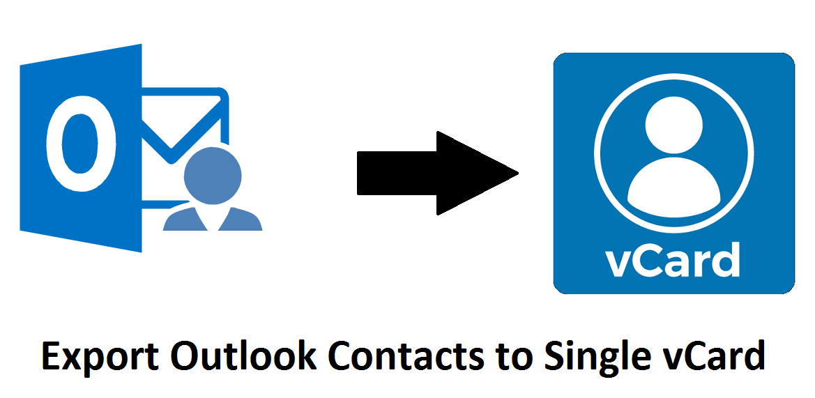 Export Outlook Contacts to Single vCard