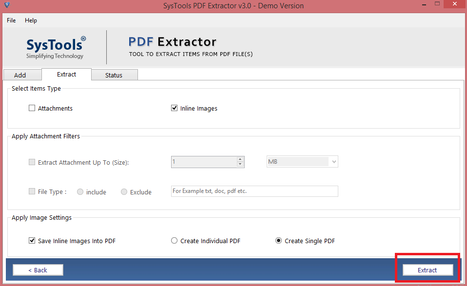 a pdf extractor