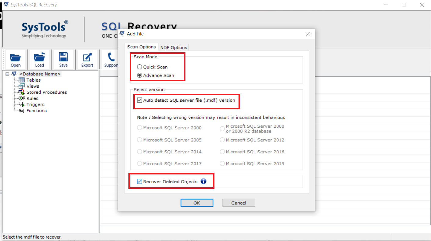 Restore Deleted Data From SQL Server