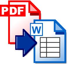 Extract data from PDF to Word