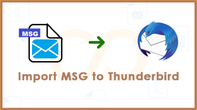 MSG files into Thunderbird
