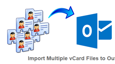 import multiple vcard files to outlook