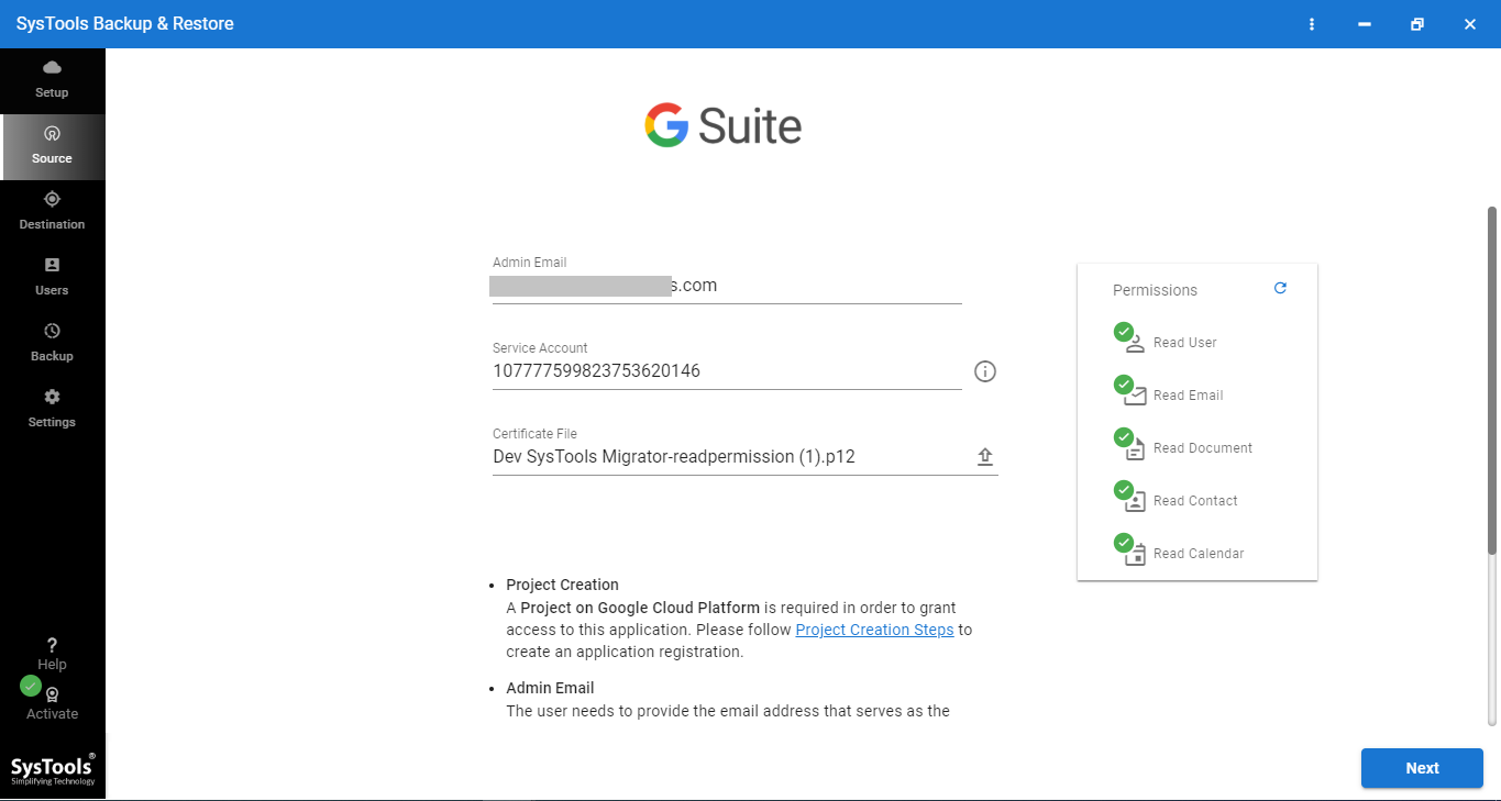 input g suite details