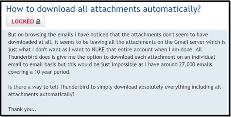 attachments forum