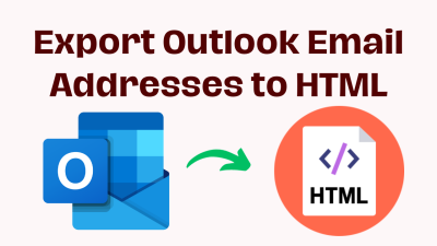 Export Outlook Email Addresses to HTML