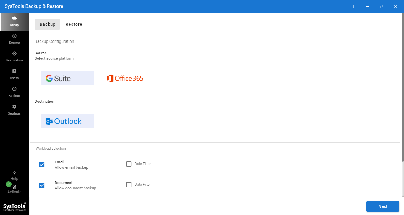 office 365 backup