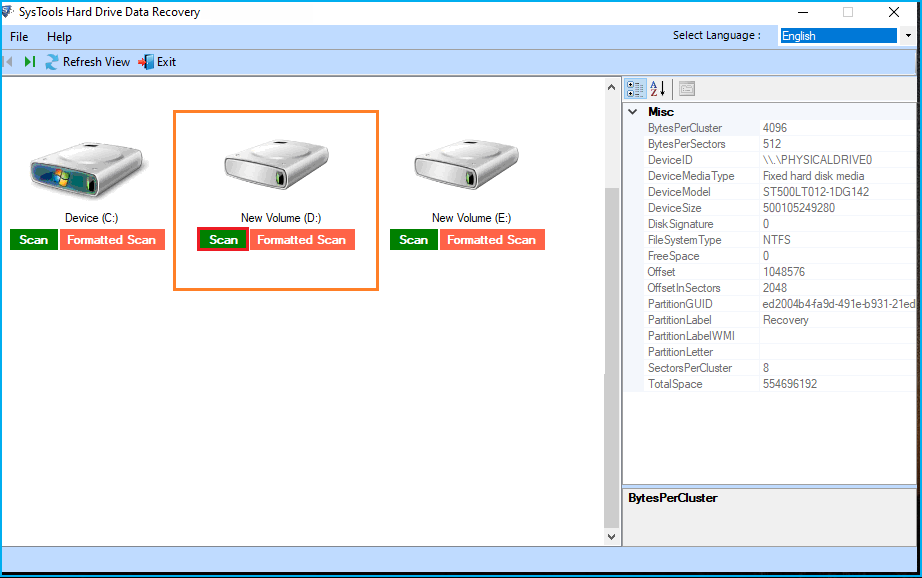 Choose Partition